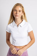 The Movement Polo Crop